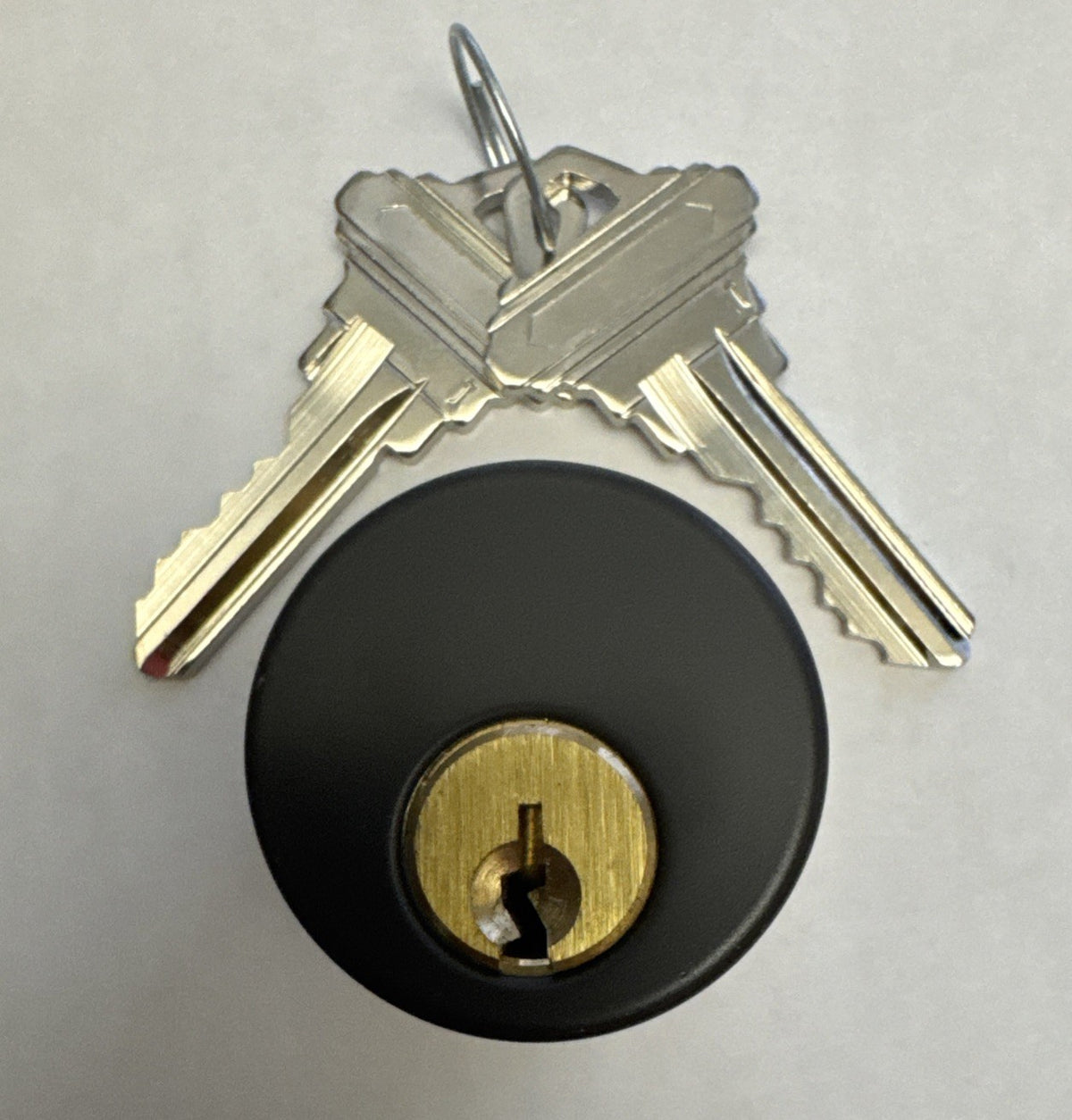 1” Mortise Cylinder - SC1 - Schlage - Brown — photo 1