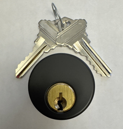 1” Mortise Cylinder - SC1 - Schlage - Brown — photo 1