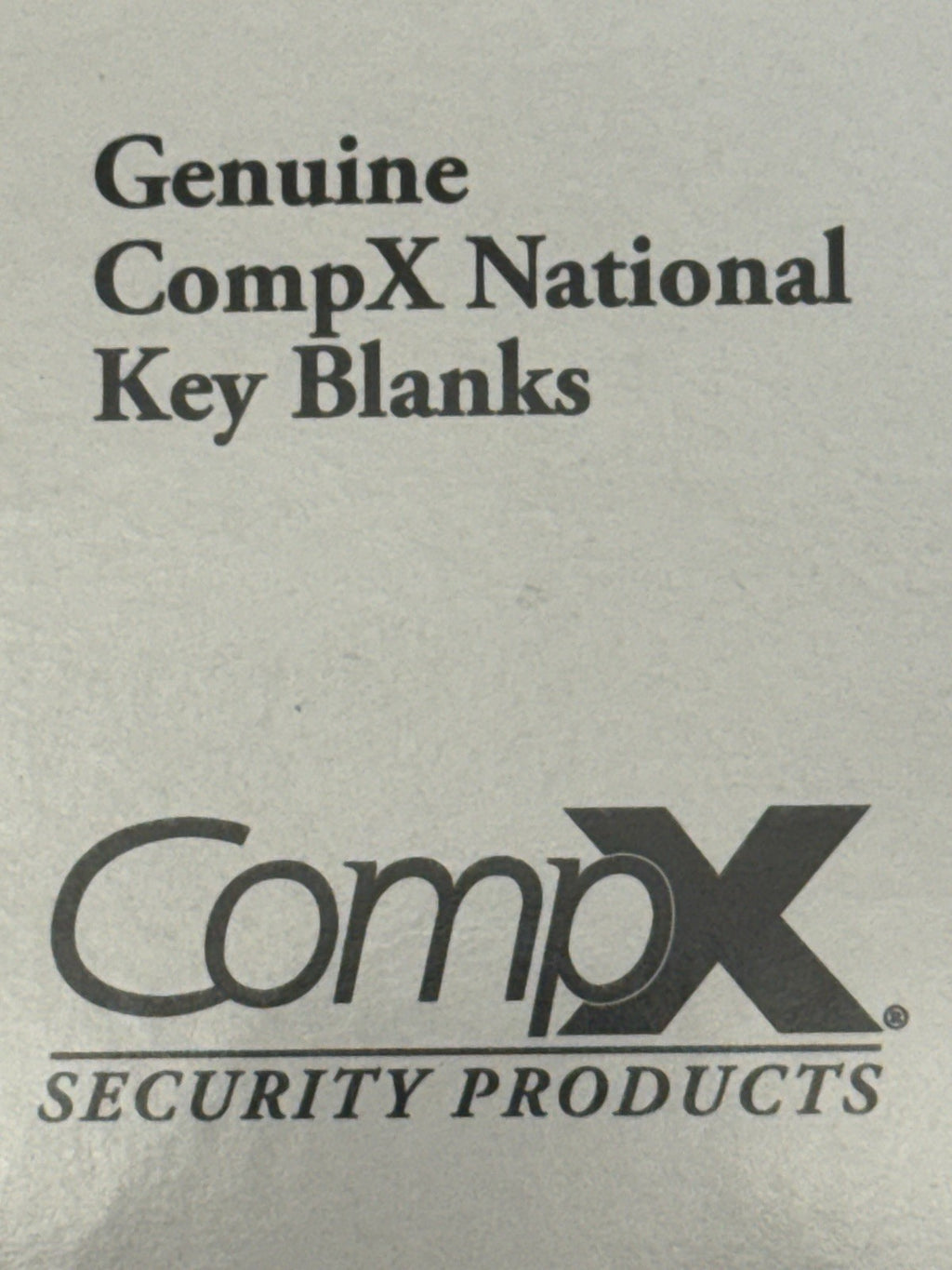 CompX - K84 - 84 - Fort Lock - Key Blank - 16000 Series — photo 5