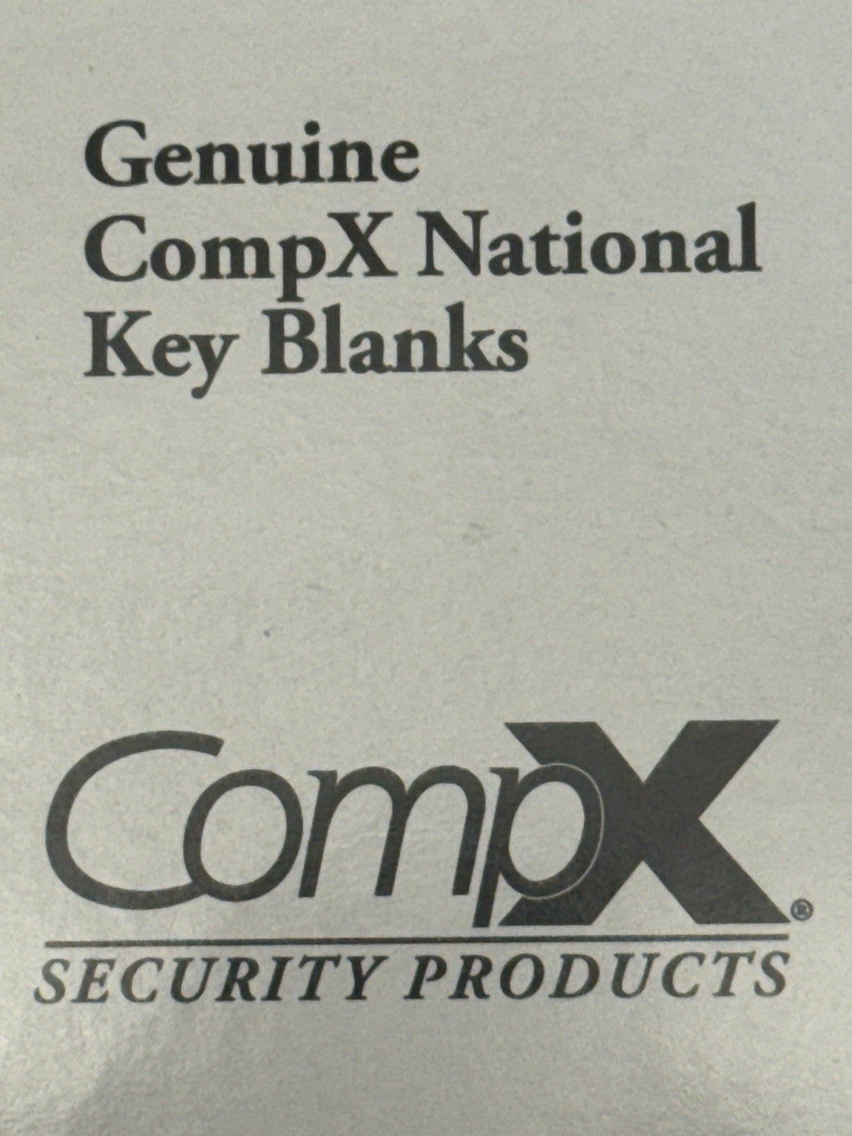 CompX - K84 - 84 - Fort Lock - Key Blank - 16000 Series — photo 5