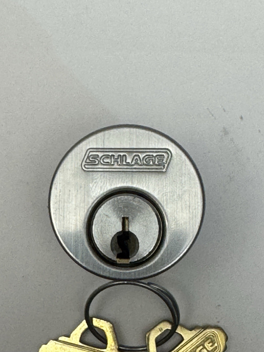 Schlage C - SC1 - OEM - Mortise Cylinder - 1 1/8" - with keys. Standard Cam — photo 2