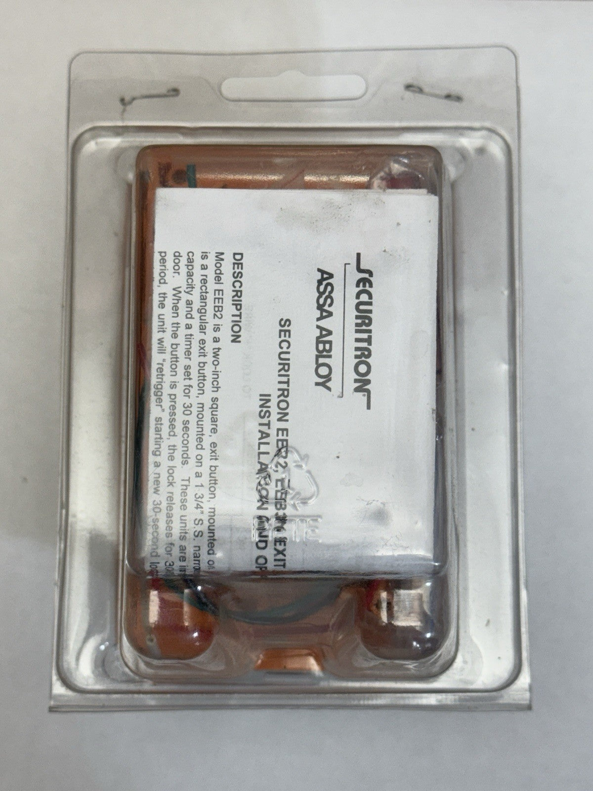 Securitron ASSA AMBLOY EEB2 Push to Exit Button — photo 4