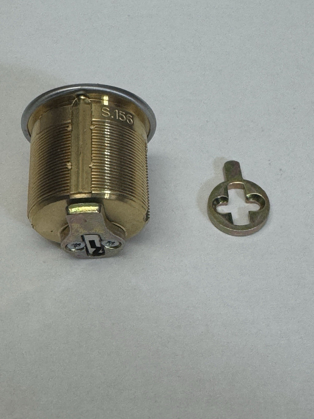 1 1/8” Mortise Cylinder - SC1 Schlage - Satin Chrome - Adams Rite & Standard Cam — photo 3