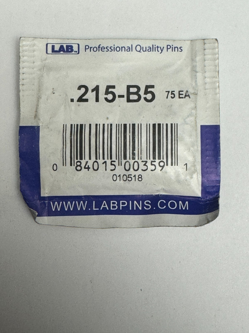 Lab Pins - 75ct - Lock Cylinder Pins - Bottom Pin - .215 Gold — photo 1