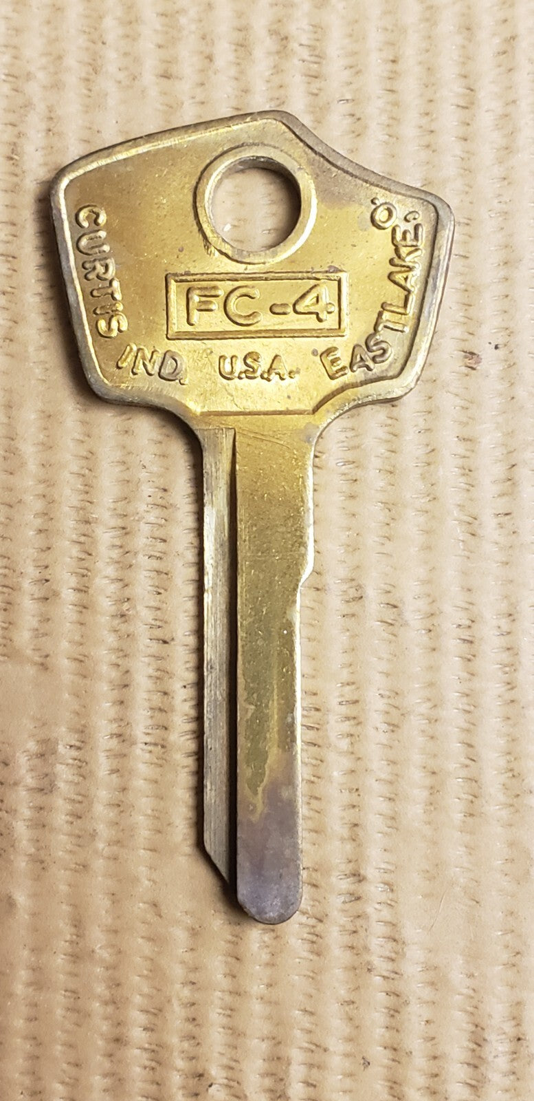 Curtis - FC4 - FC-4 - X36 - MZ11 - Key Blank - Vintage — photo 3