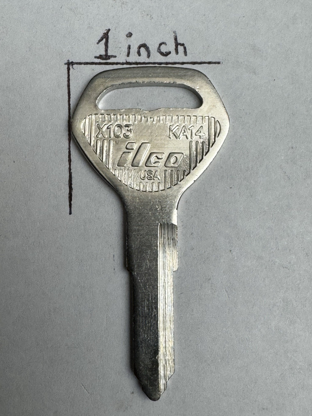 ILCO - X103 - KA14 - Kawasaki Cycle - Key Blank — photo 5