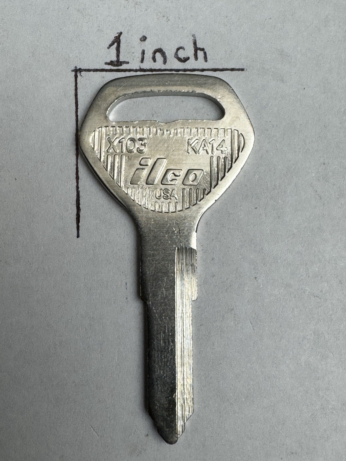 ILCO - X103 - KA14 - Kawasaki Cycle - Key Blank — photo 5
