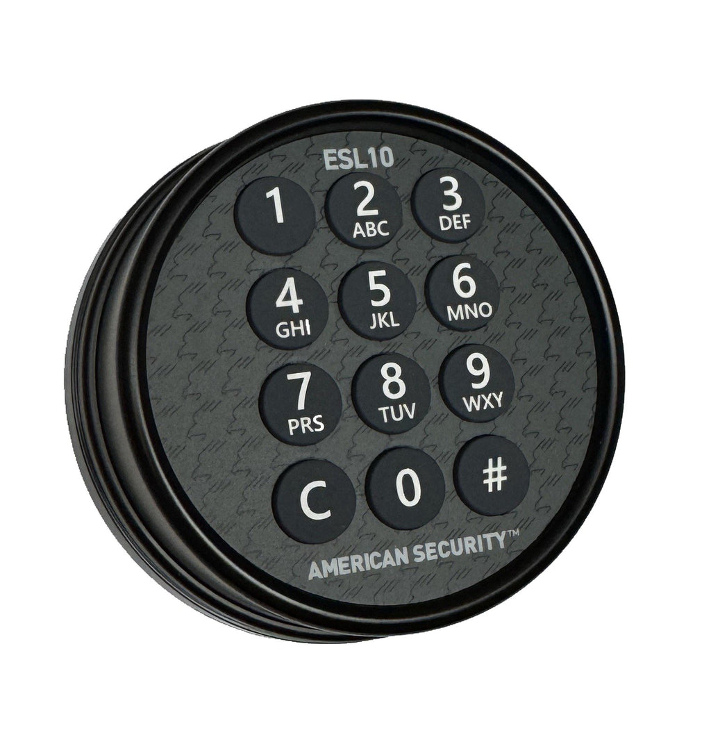 American Security - ESL10 ESL10XL - Lighted Keypad - Electronic Safe Lock Black — photo 2