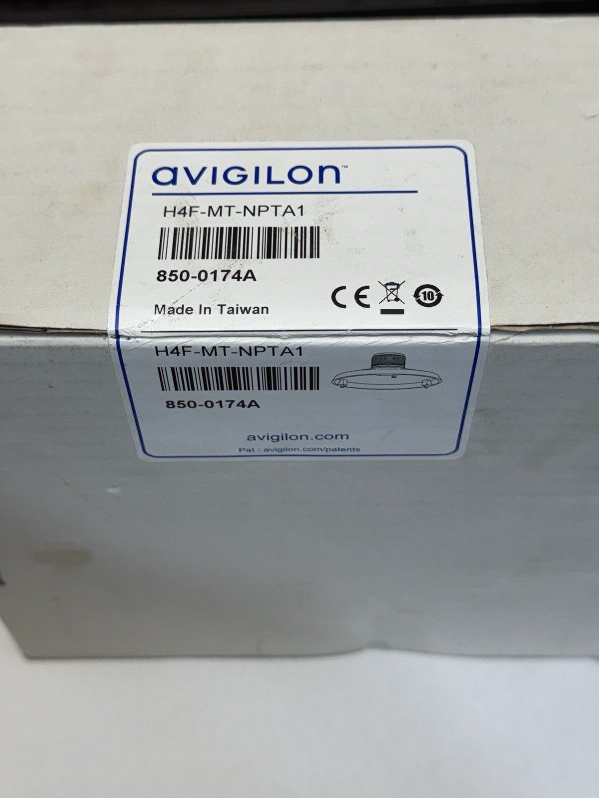 AVIGILON H4F-MT-NPTA1 850-0174A INDOOR/OUTDOOR FISHEYE PENDANT NPT ADAPTER — photo 1