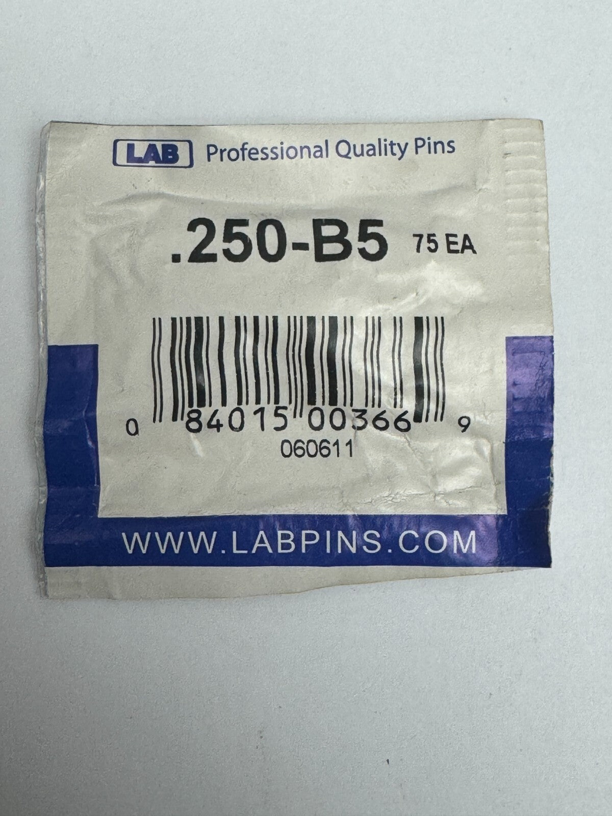 Lab Pins - 75ct - Lock Cylinder Pins - Bottom Pin - .250 Grey — photo 1