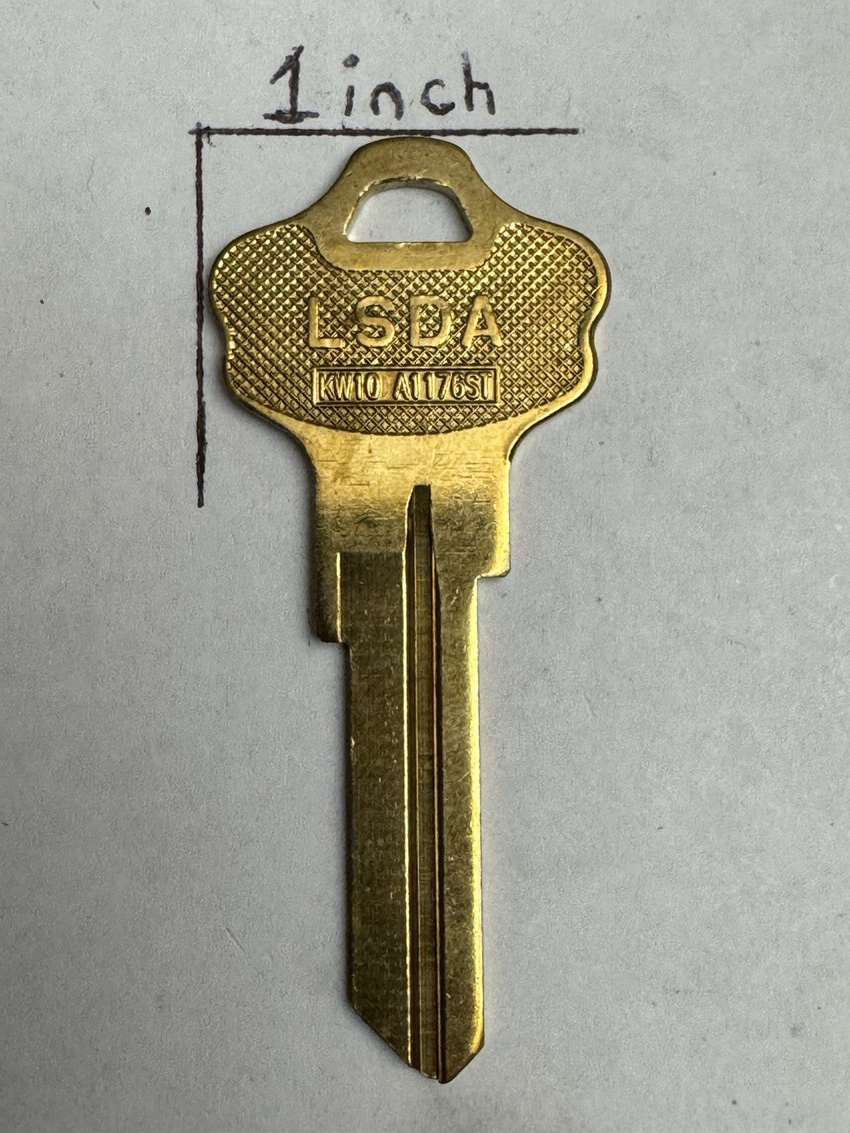 LSDA - KW10 - A1176ST - Kwicket Titan- Key Blank — photo 5