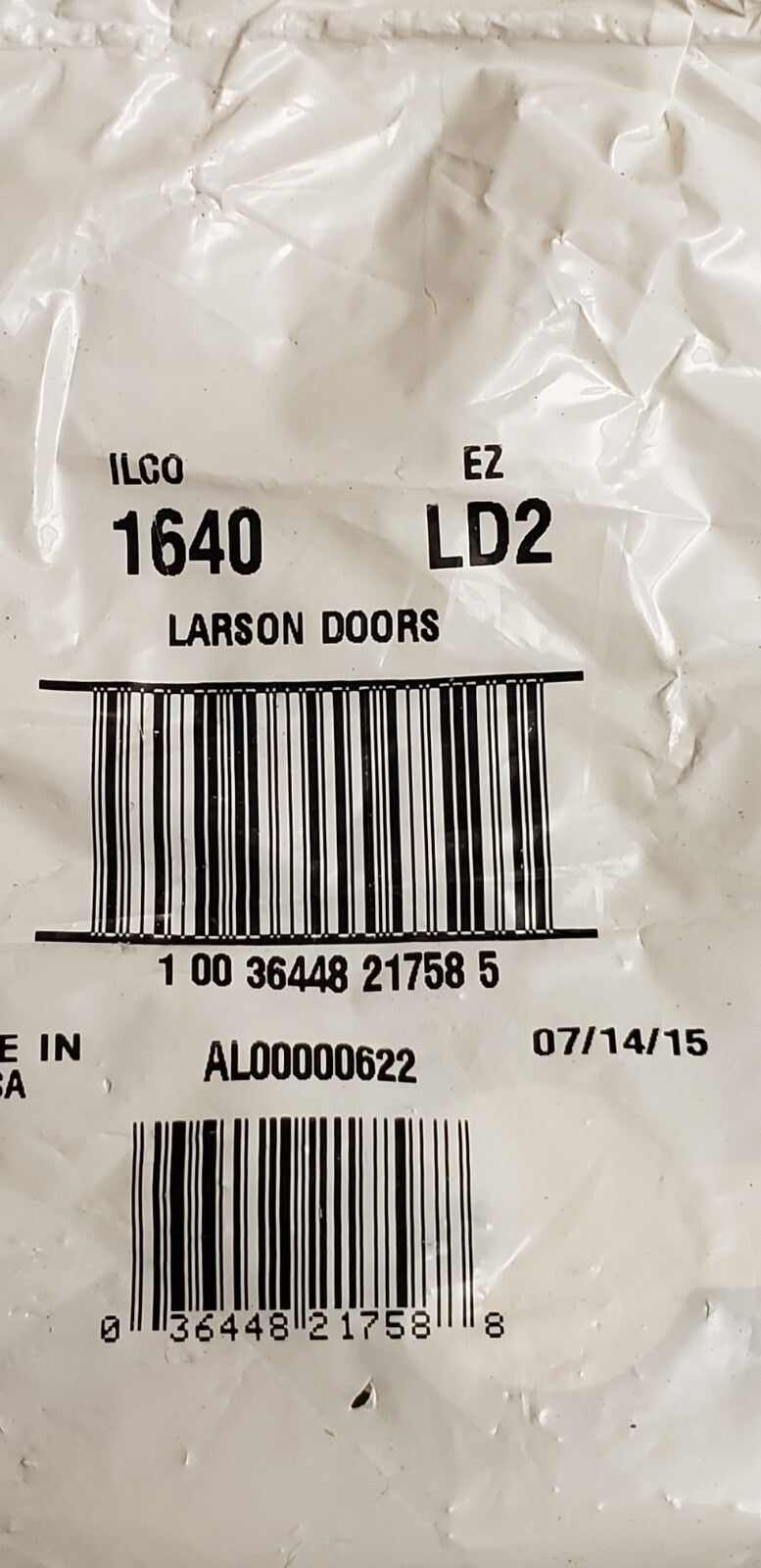 Ilco - 1640 - LD2 - Key Blank - Larson Storm Door — photo 3