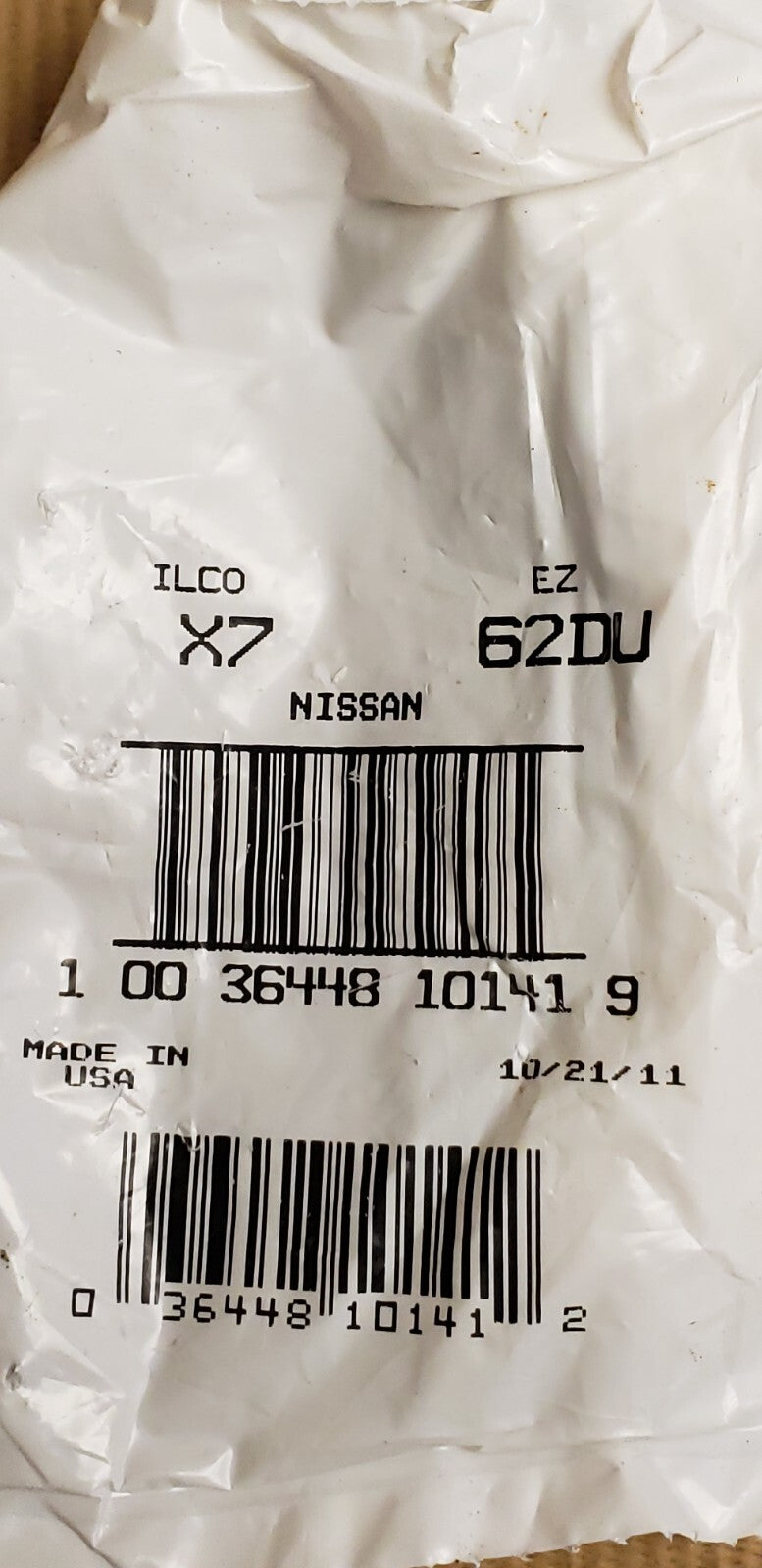 Ilco - X7 - 62DU - Key Blank - Nissan — photo 4