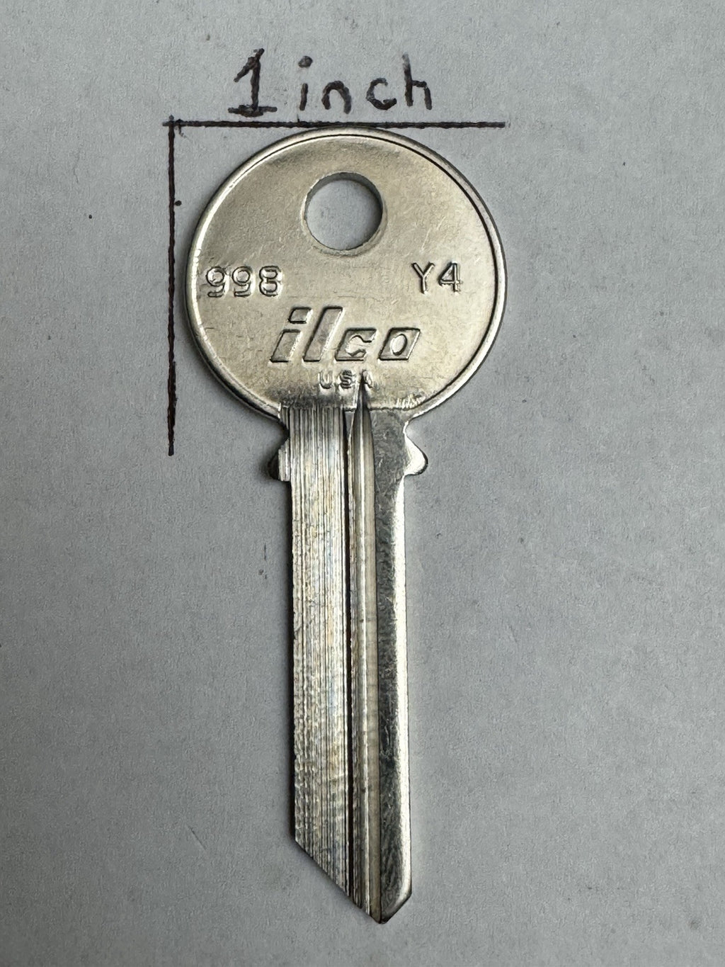 Ilco - Y4 - 998 - RN11GMK - Yale - Key Blank — photo 5