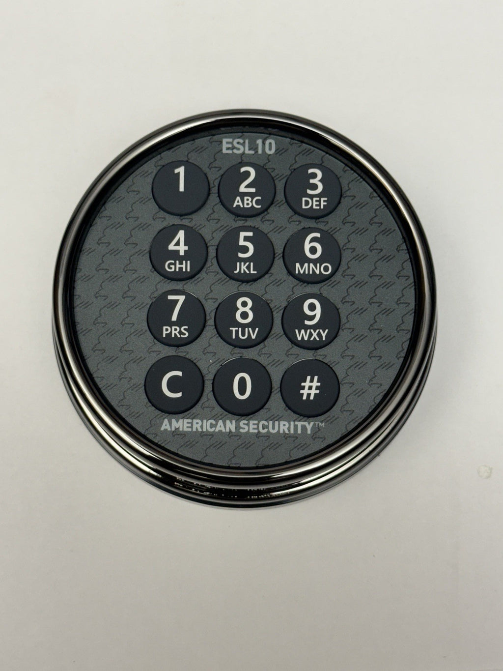 American Security Safe Lock - ESL10 ESL10XL - Lighted Keypad Black Nickel — photo 4
