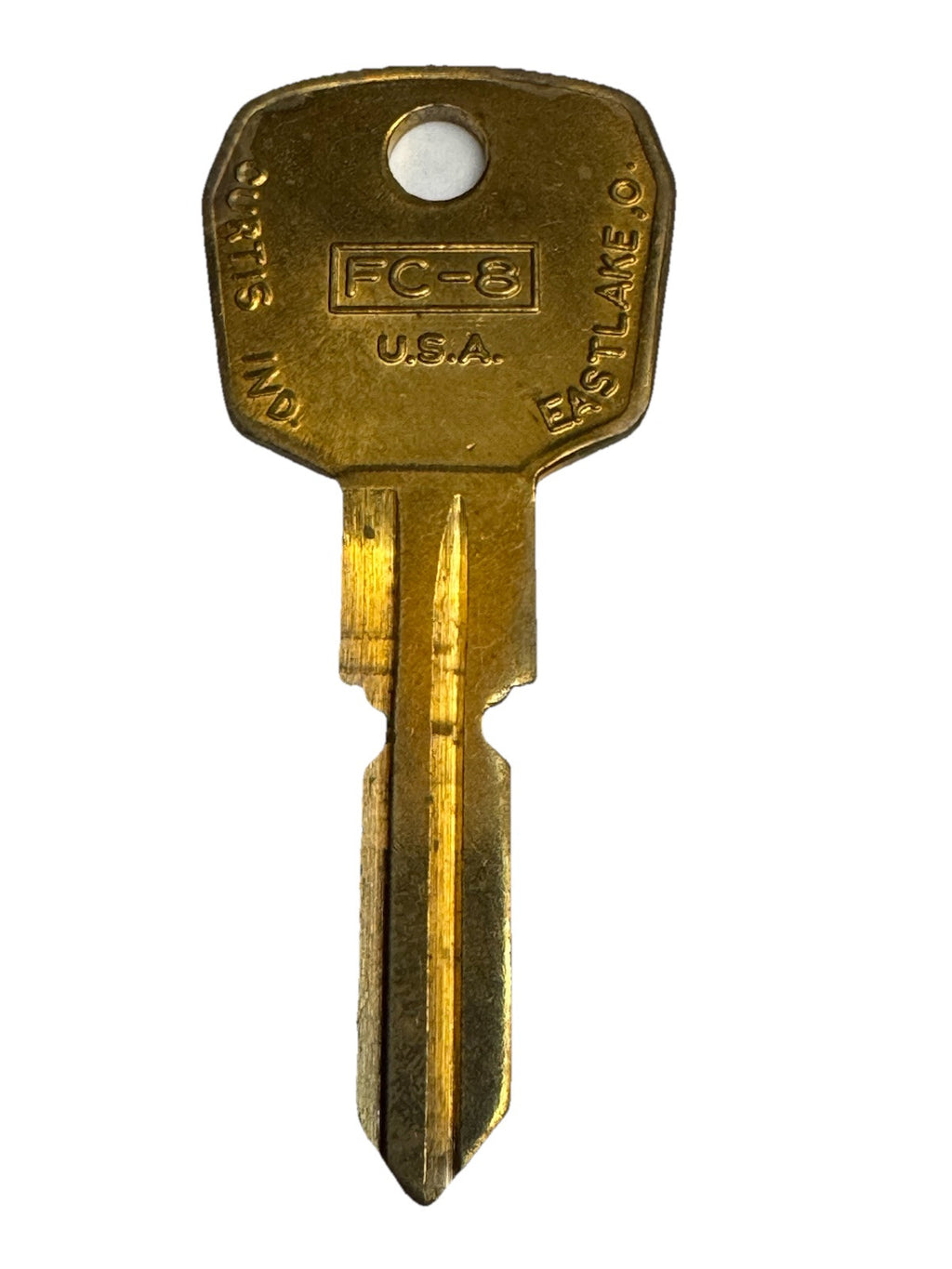 Curtis - FC-8 - FC8 - Key Blank - Brass — photo 1