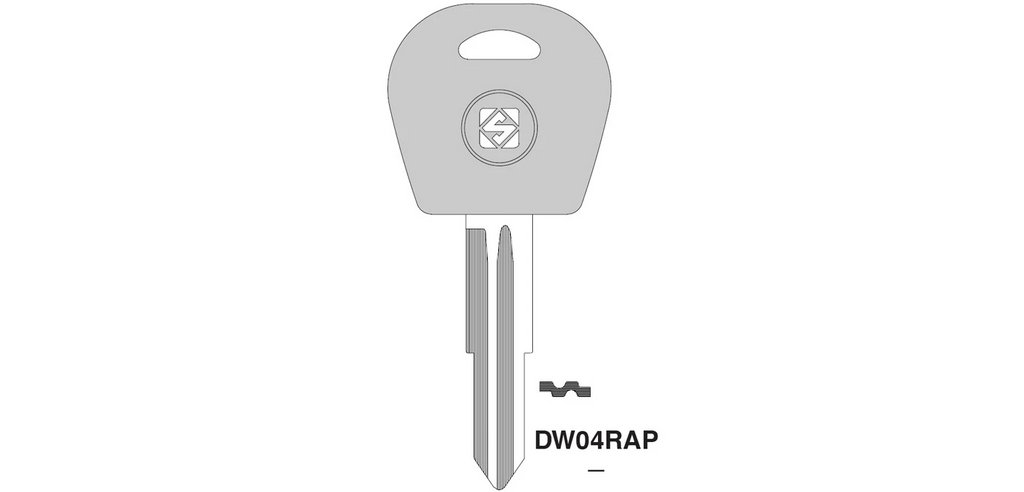 Ilco - DW04RAP - Daewoo Nubria 2004 - Key Blank — photo 3