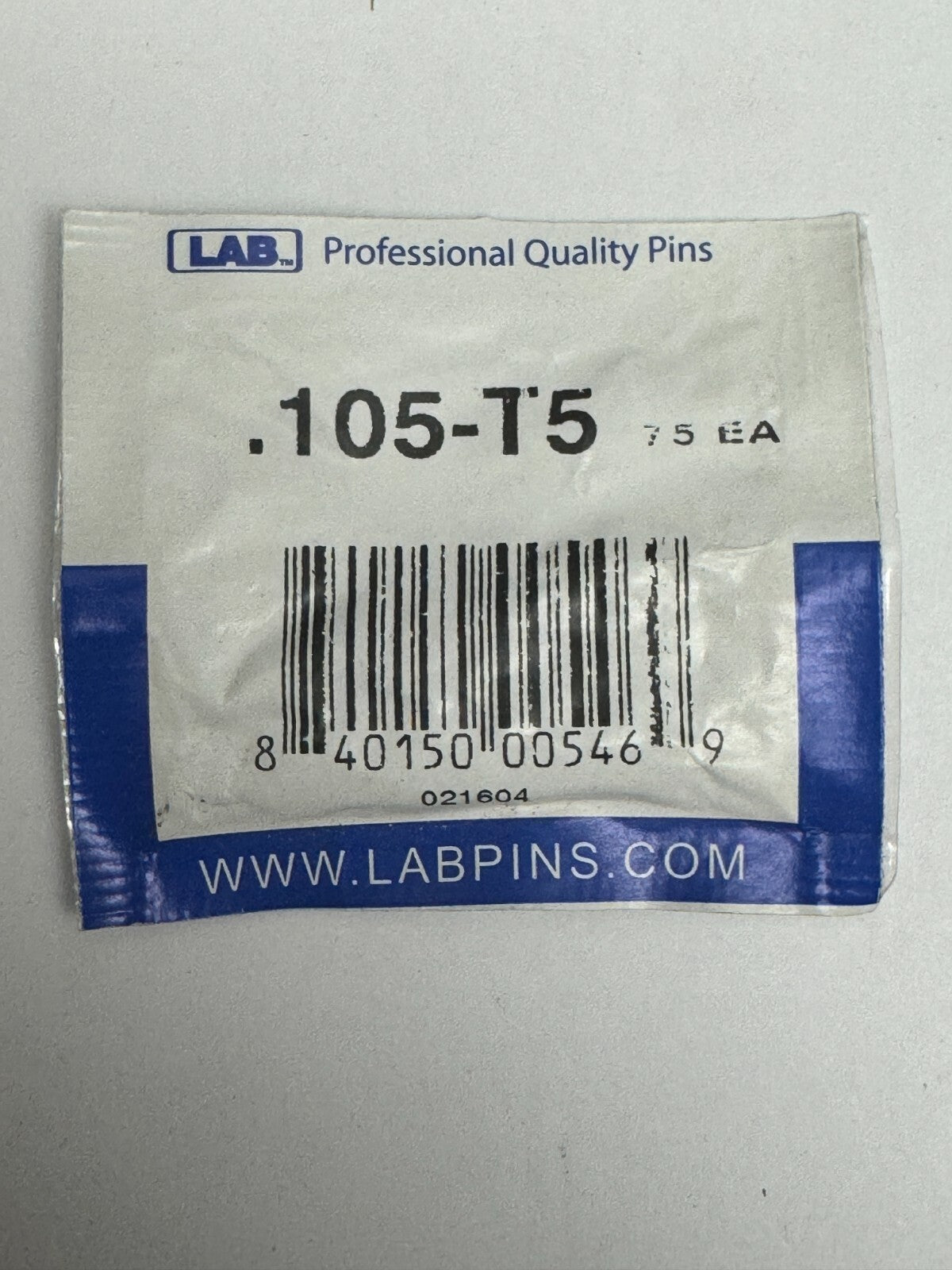 Lab Pins - 75ct - Lock Cylinder Pins - Master / Top Pin - .105 Red — photo 1