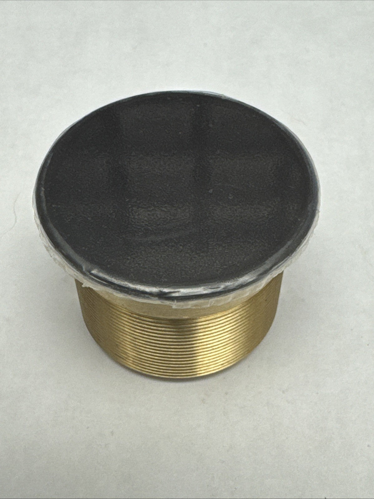 LSDA - 1 ” - Mortise Dummy Cylinder - 10B - Brown - Solid Brass - Mortise Blank — photo 4