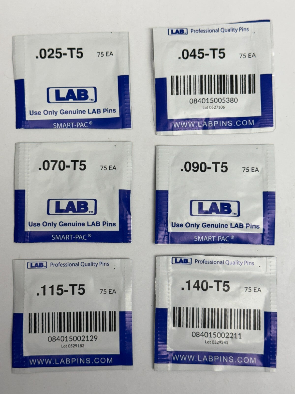 Lab Pin - 75ct ea - Lock Cylinder Pins - Kwickset - All Sizes of Master Pins Kit — photo 1