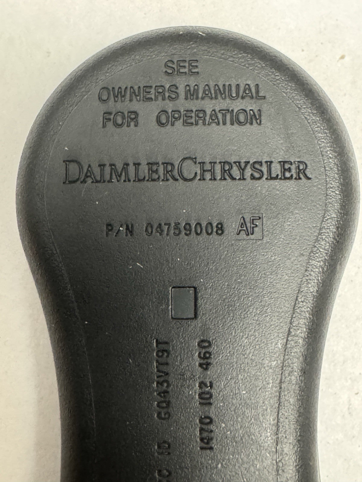 Chrysler / Dodge Key Fob GQ43VT9T 04759008 - Locksmiths Choice — photo 2