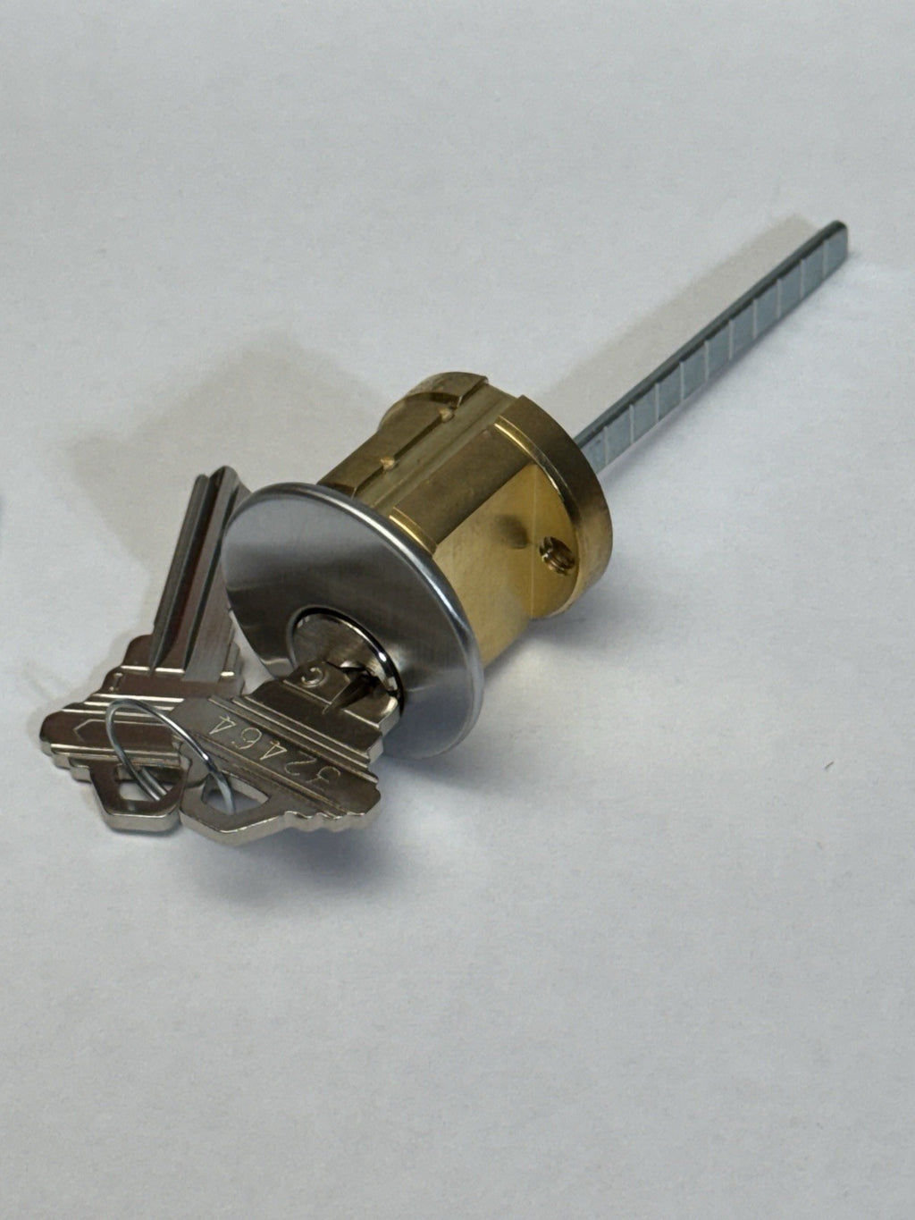 Rim Cylinder - SC1 Schlage C - Satin Chrome 26D — photo 1