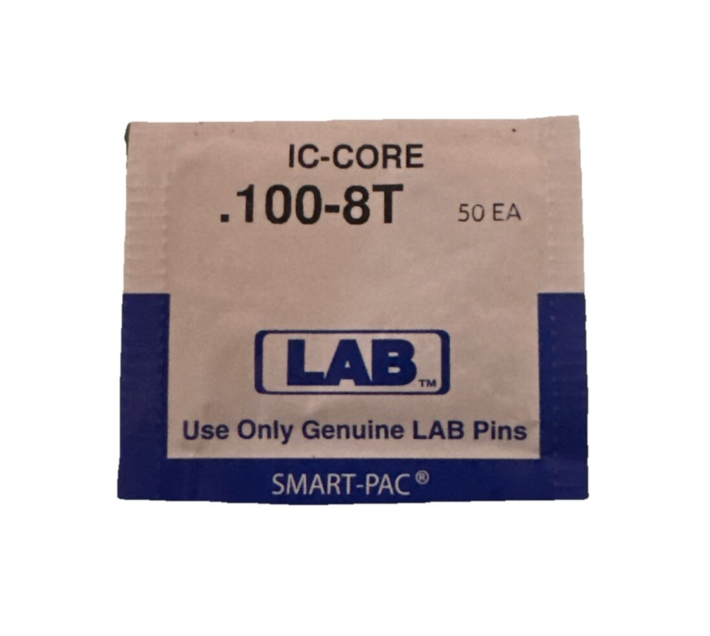 SFIC LAB IC Core - 8T -  .100 - Pins - BEST - FALCON - Top Pin - 50 Count — photo 1