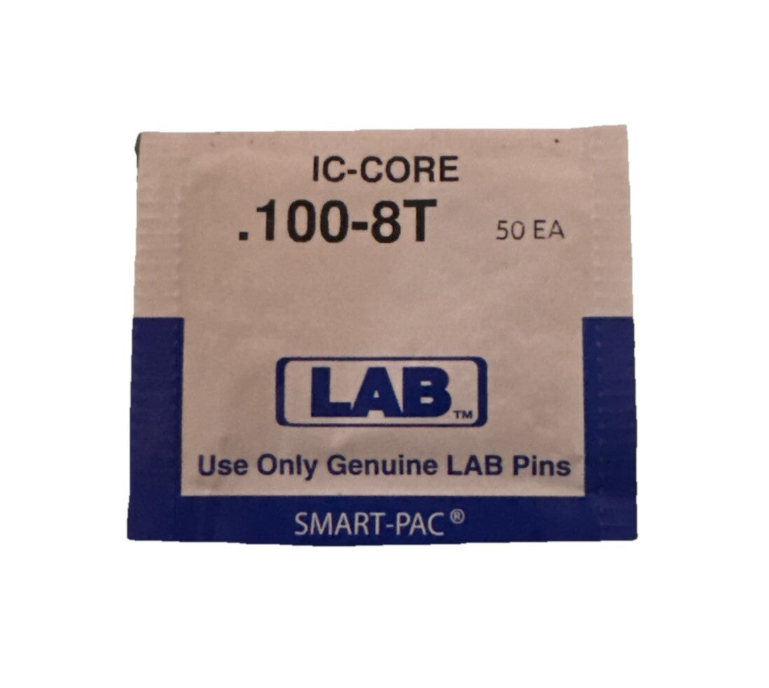 SFIC LAB IC Core - 8T -  .100 - Pins - BEST - FALCON - Top Pin - 50 Count — photo 1