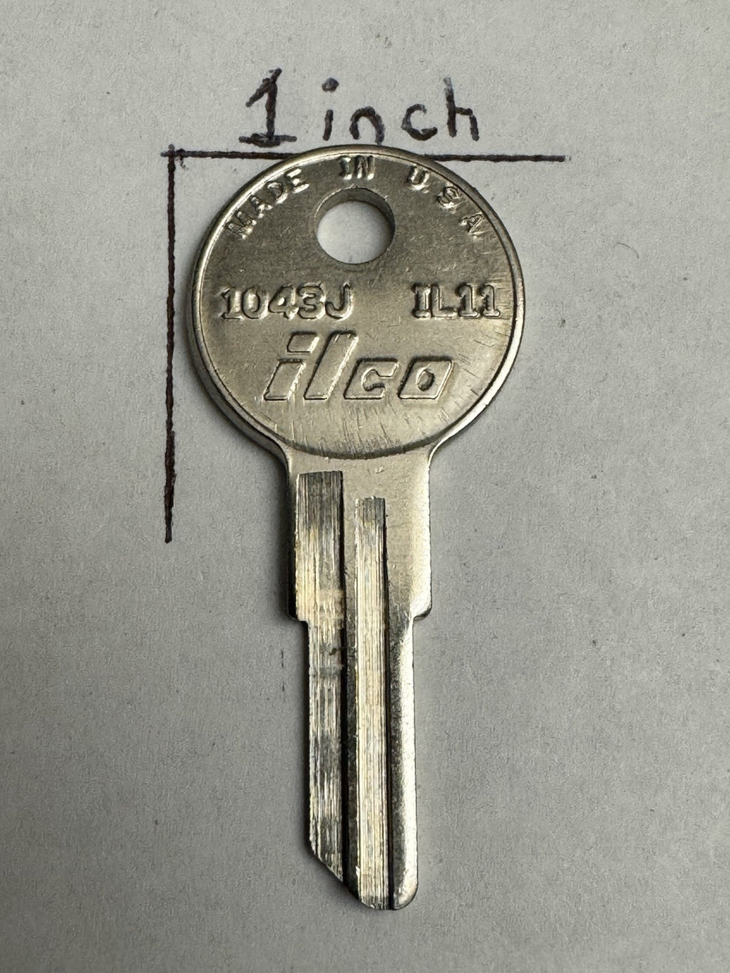 Ilco - 1043J - IL11 - Timberline / CompX TA series - Key Blank — photo 3