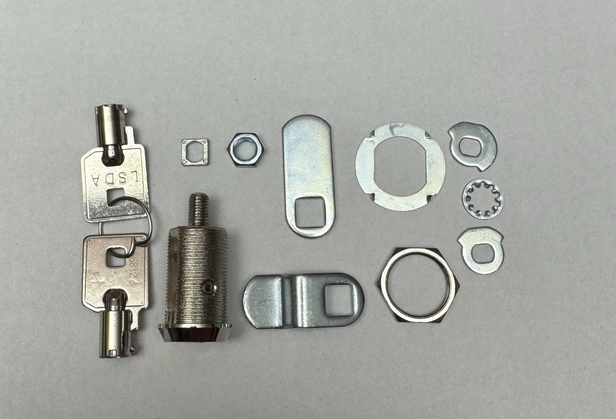 LSDA - 1 1/8 Tubular Cam Lock Kit - Universal - Desk / Cabinet - Keyed Alike — photo 1