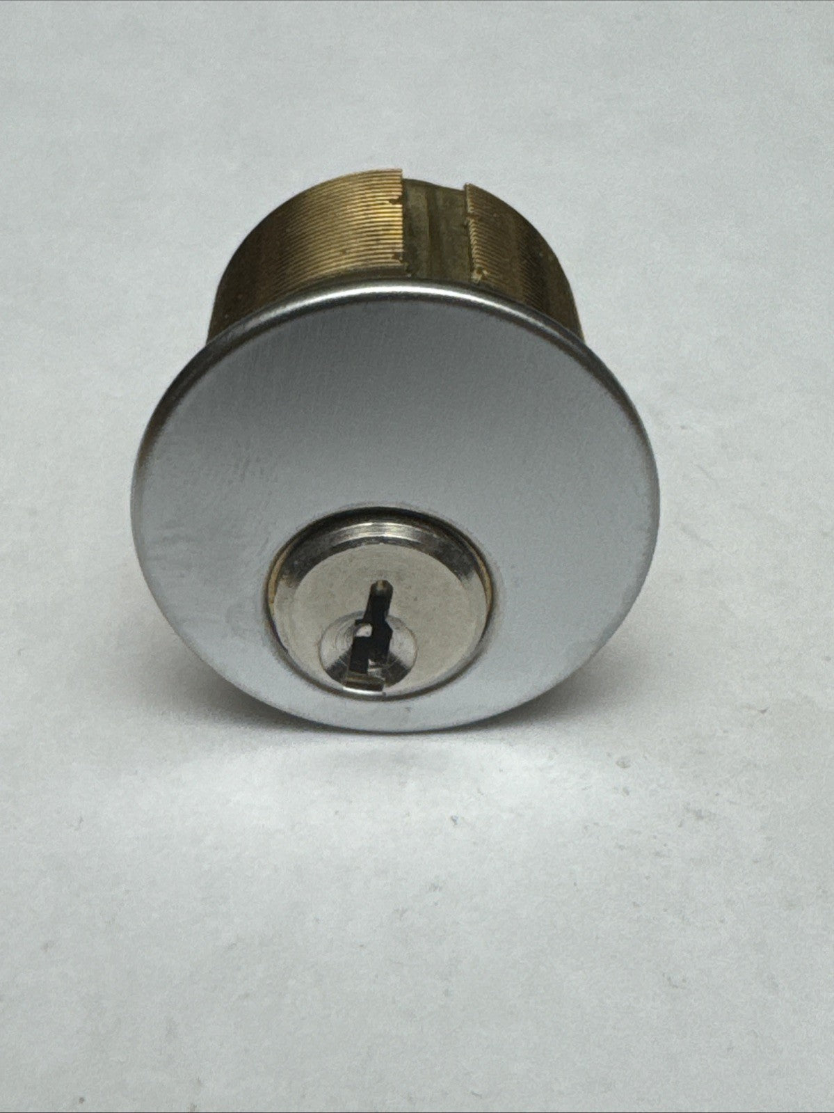 1 1/8” Mortise Cylinder - KW1 - Kwickset -  Satin Chrome — photo 4
