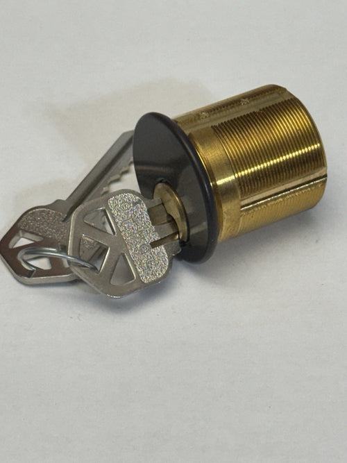 1 1/4” Mortise Cylinder - KW1 - Kwickset - Brown — photo 1