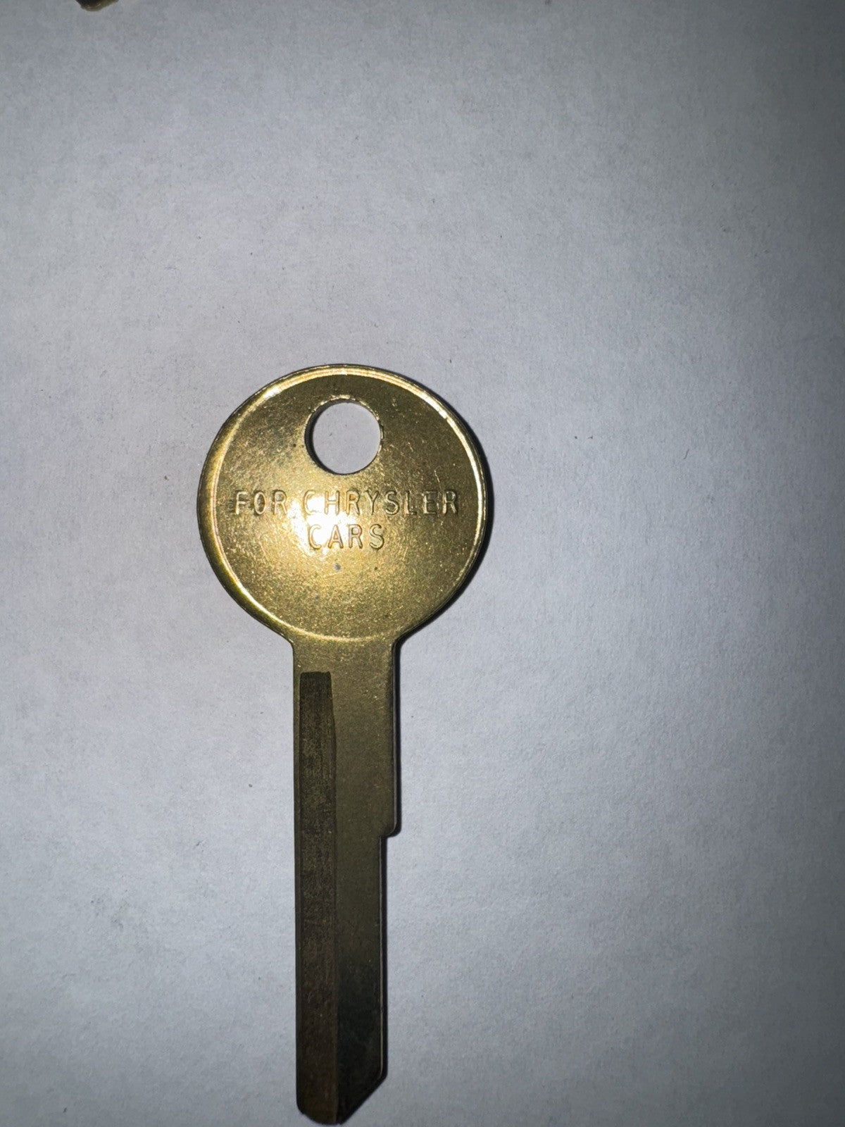 STAR - OPL70 - Y151 / 152 - S 1770CH - Chrysler - Key Blank - Vintage Brass — photo 2
