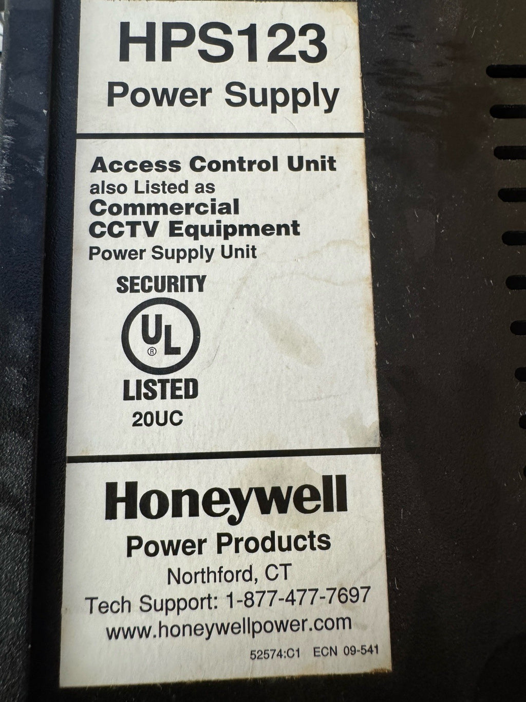 HONEYWELL HPS123 - 6/12VDC 2.5A  Power Supply Kit. — photo 5