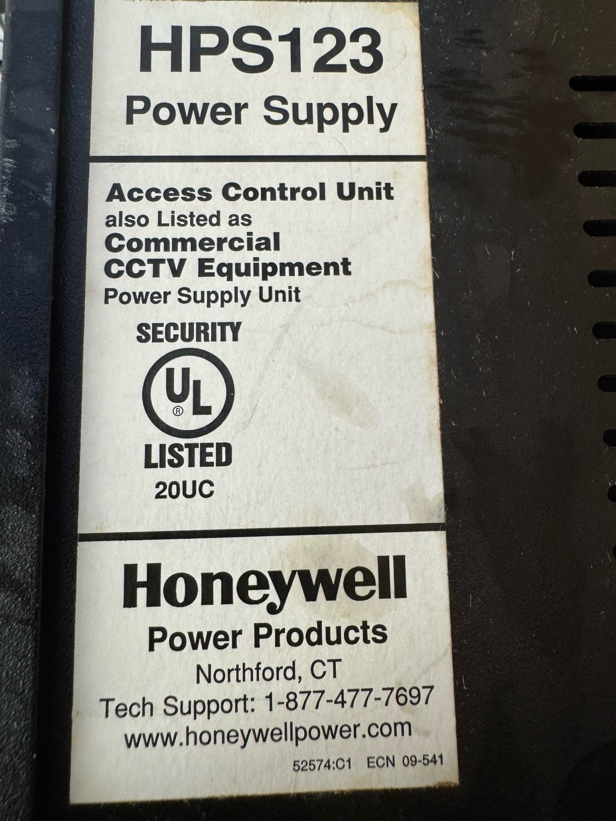 HONEYWELL HPS123 - 6/12VDC 2.5A  Power Supply Kit. — photo 5