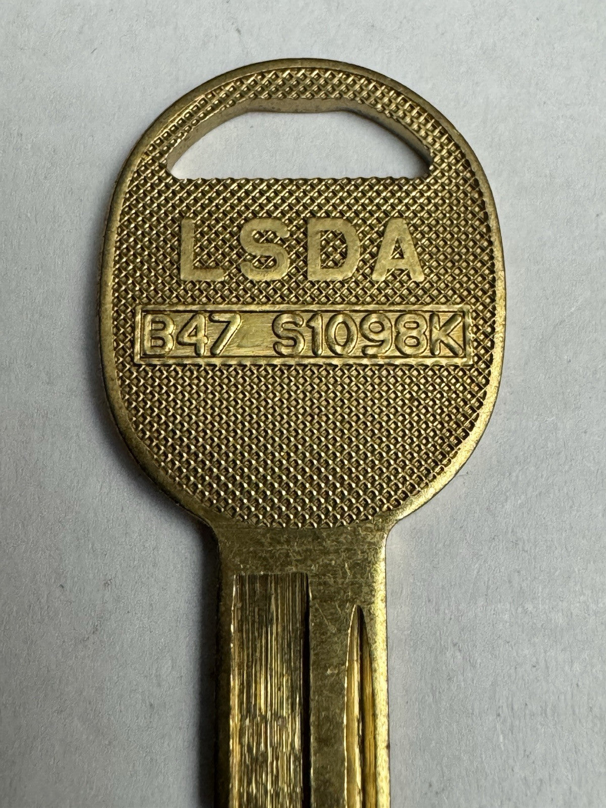 LSDA - B47 - S1098K - Key Blank - Brass - For GM Cars — photo 4