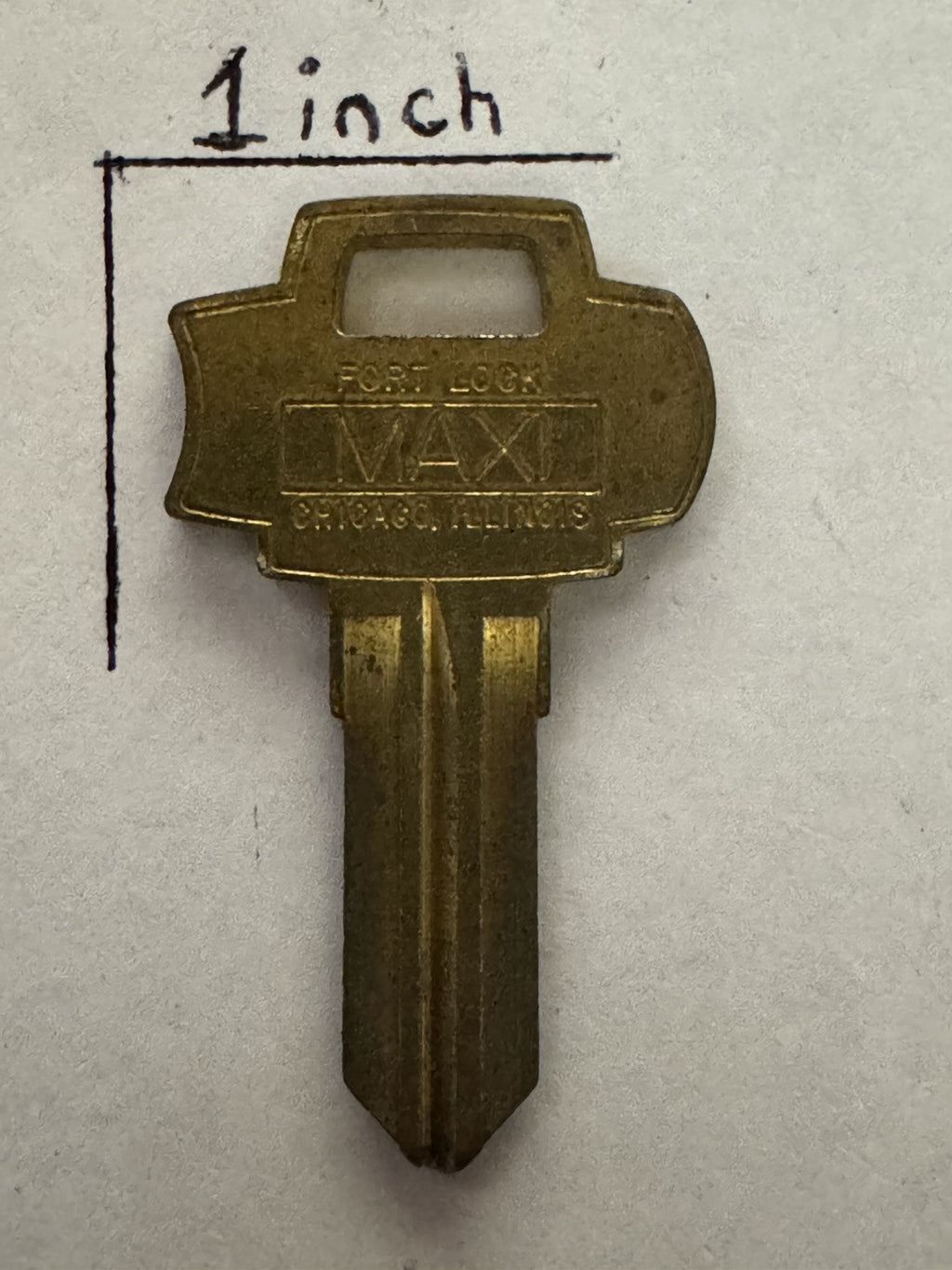 Ilco - Fort - MAXI - 82 - Key Blank - Vintage — photo 4