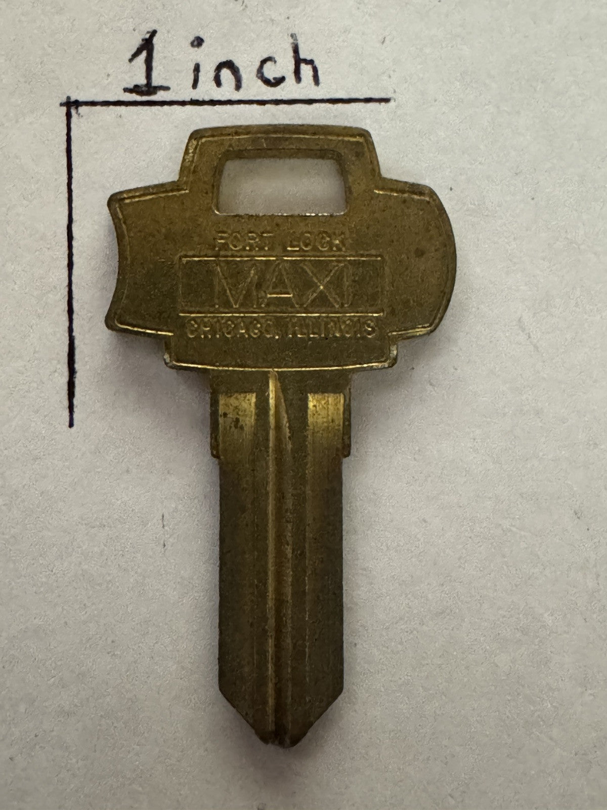 Ilco - Fort - MAXI - 82 - Key Blank - Vintage — photo 4