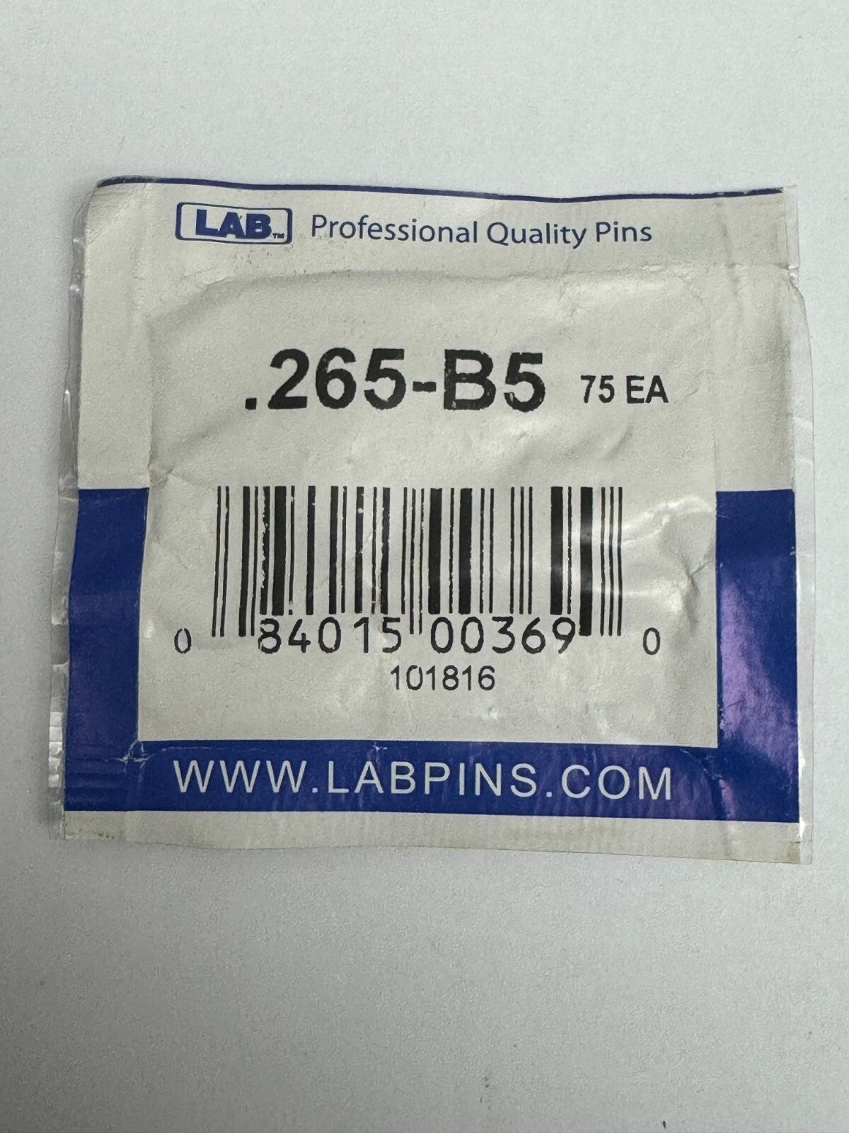Lab Pins - 75ct - Lock Cylinder Pins - Bottom Pin - .265 Gold — photo 1