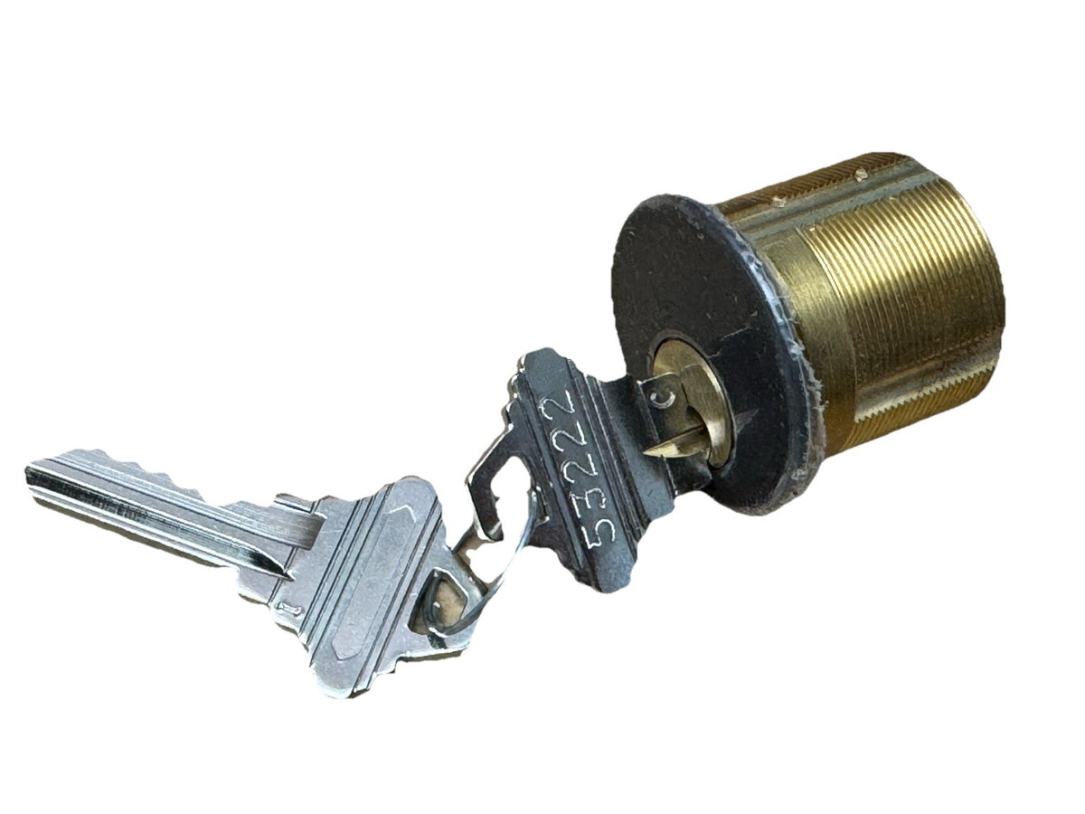 1 1/8” Mortise Cylinder - SC1 - Schlage - Brown - Adams Rite And Standard Cam — photo 1