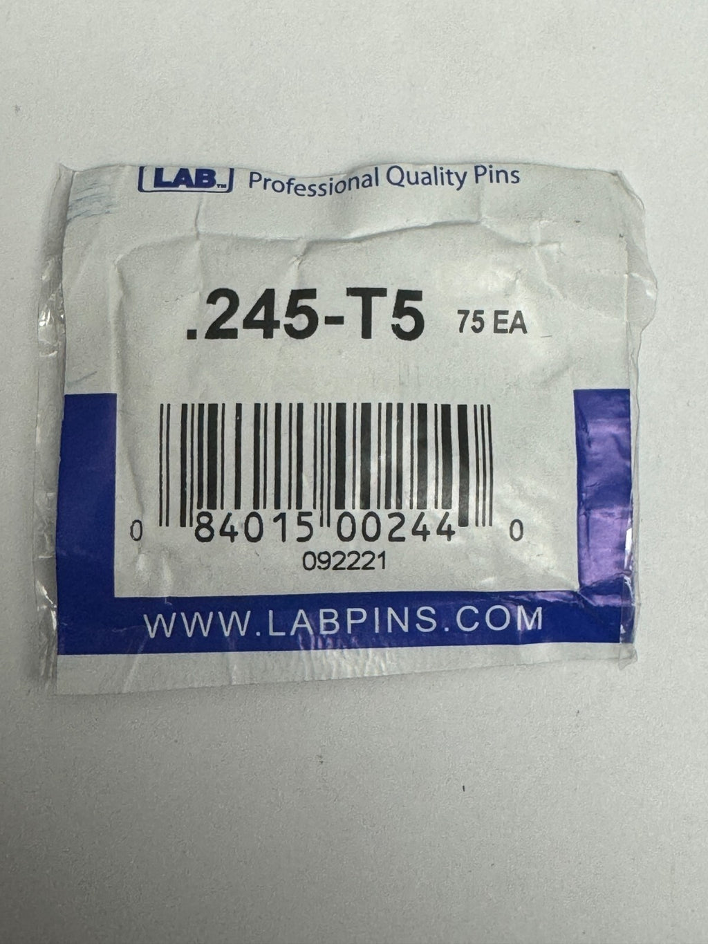 Lab Pins - 75ct - Lock Cylinder Pins - Master / Top Pin - .245 Green — photo 1