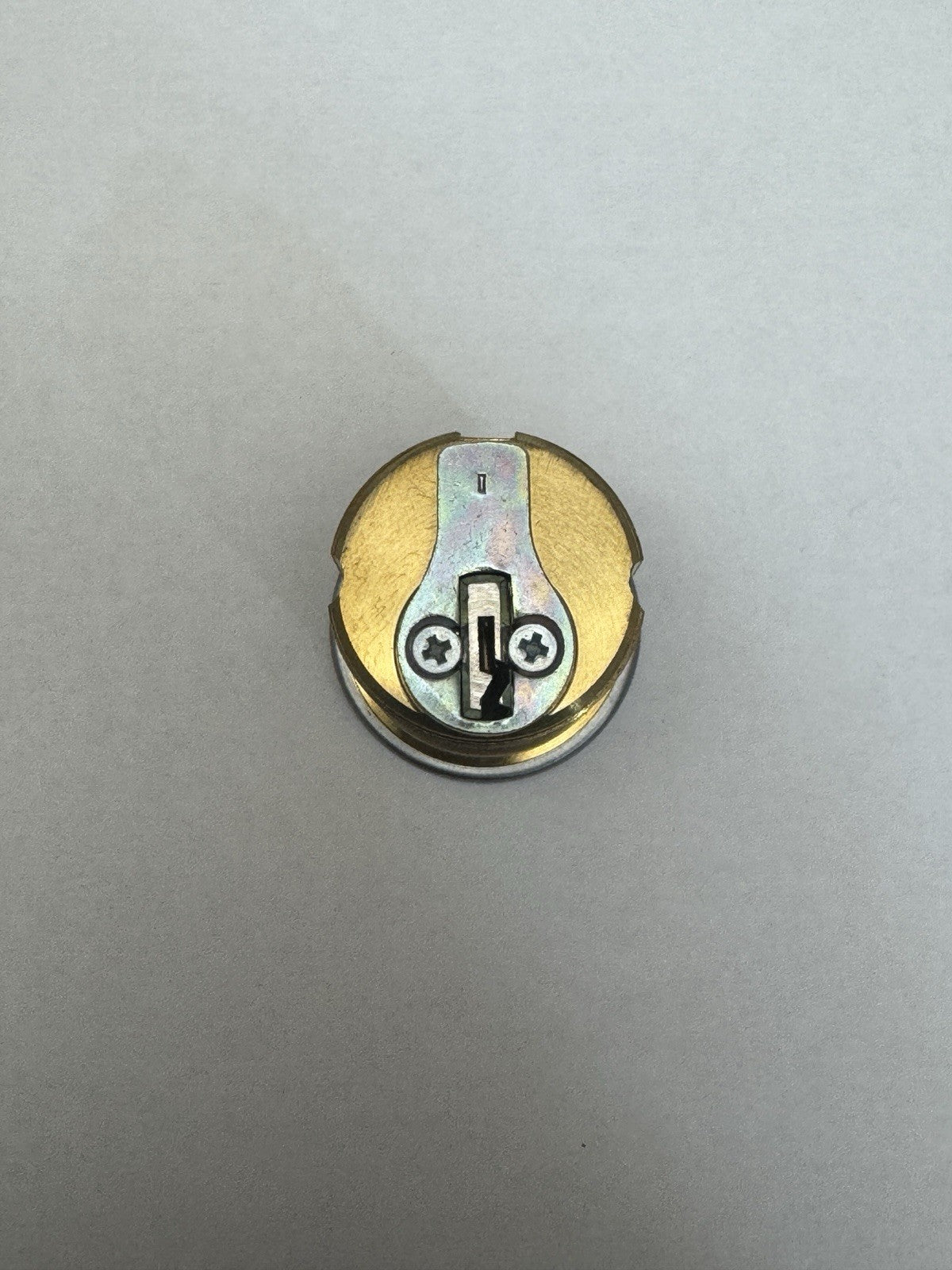 1 1/4” Mortise Cylinder - SC1 - Schlage - Satin Chrome 26D — photo 2