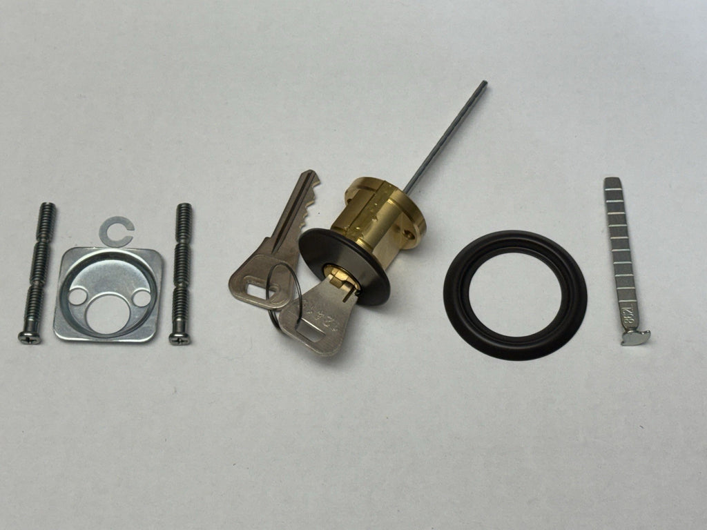 Rim Cylinder Lock - Weiser WR3 (WE) - Brown 10B — photo 2
