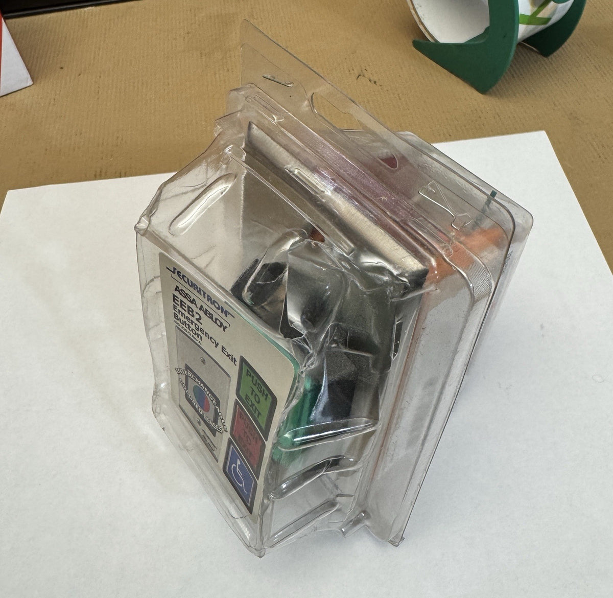 Securitron ASSA AMBLOY EEB2 Push to Exit Button — photo 2