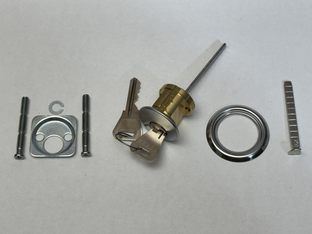 Rim Cylinder Lock - Weiser WR3 (WE) - Satin Chrome 26D — photo 2