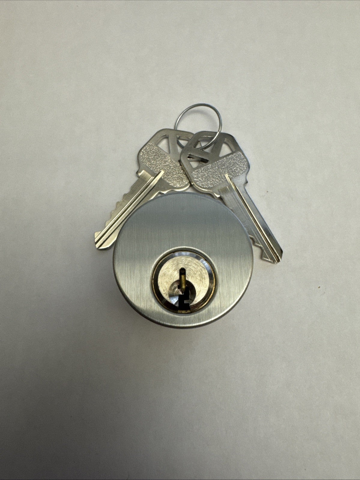 1” Mortise Cylinder - KW1 -  Kwickset - Satin Chrome — photo 2