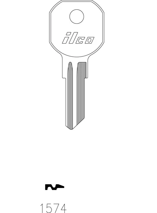 Ilco - 1574 - HURD - Key Blank — photo 3