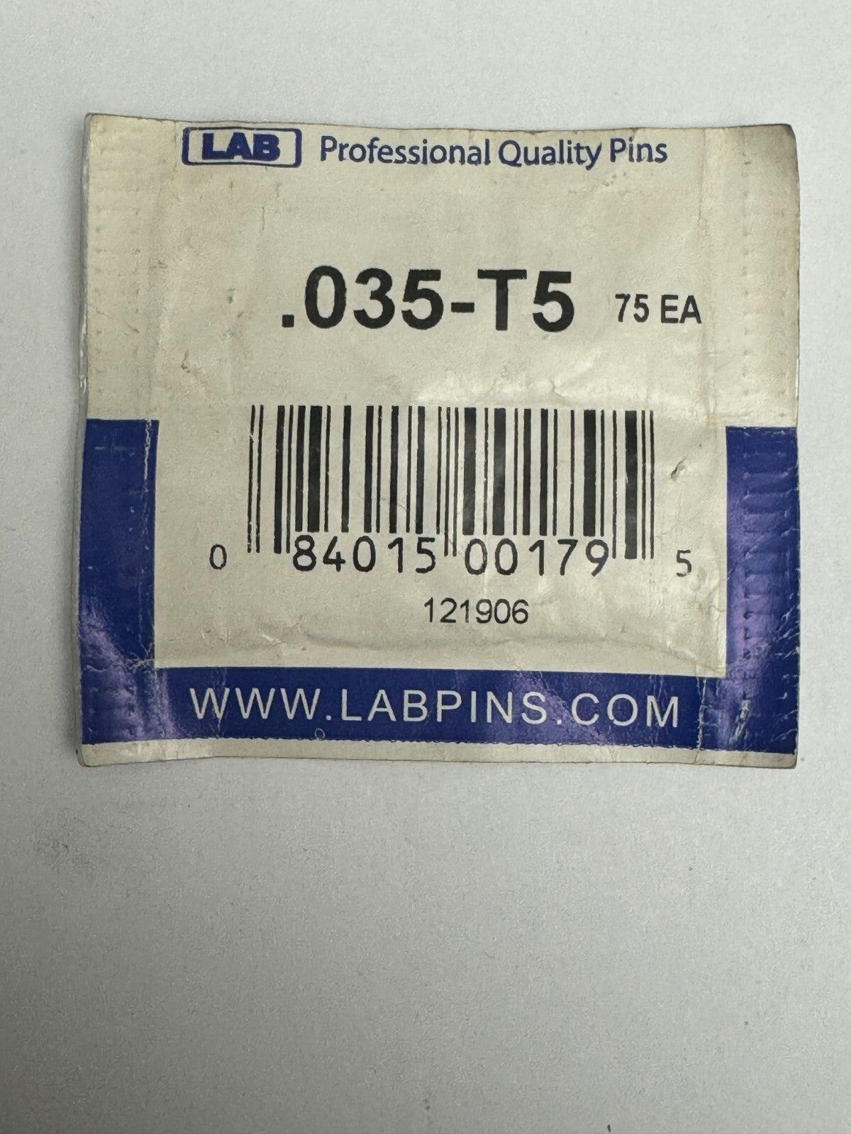 Lab Pins - 75ct - Lock Cylinder Pins - Master / Top Pin - .035 Gold — photo 1