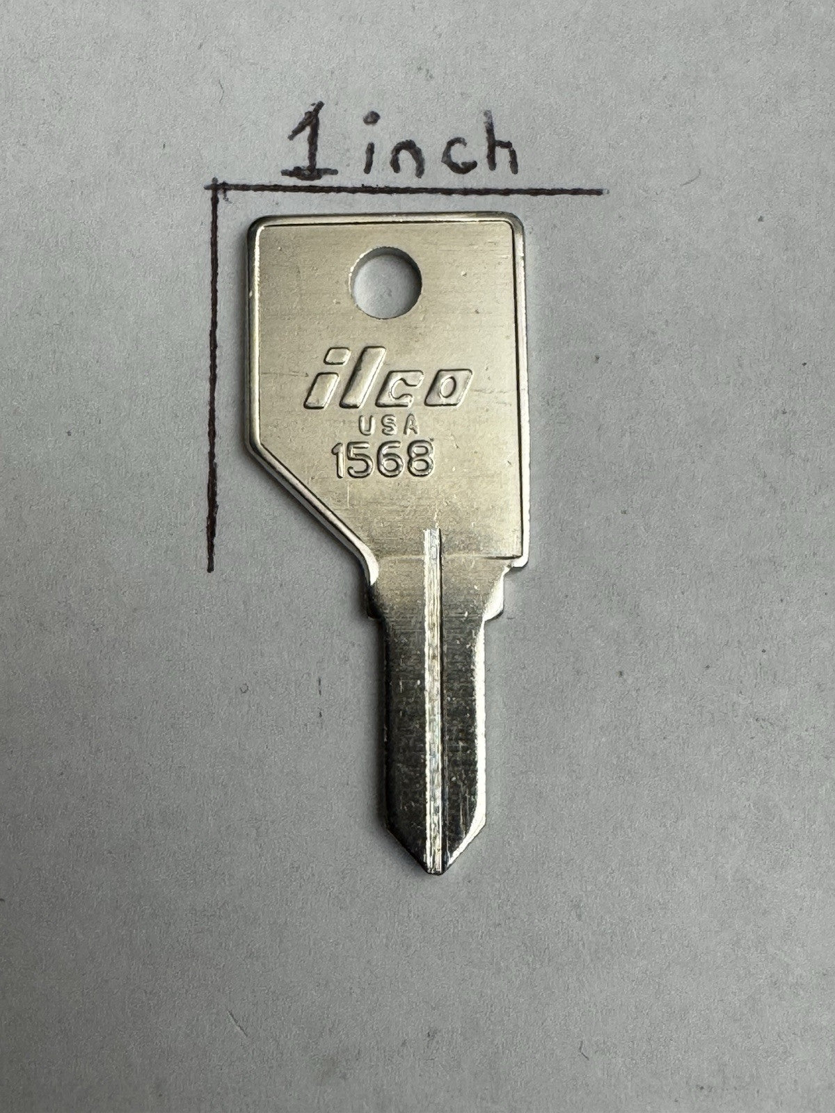 ILCO - 1568 - Shaw Walker - 166-15 - Key Blank - Pundra Storwal Wesco — photo 3