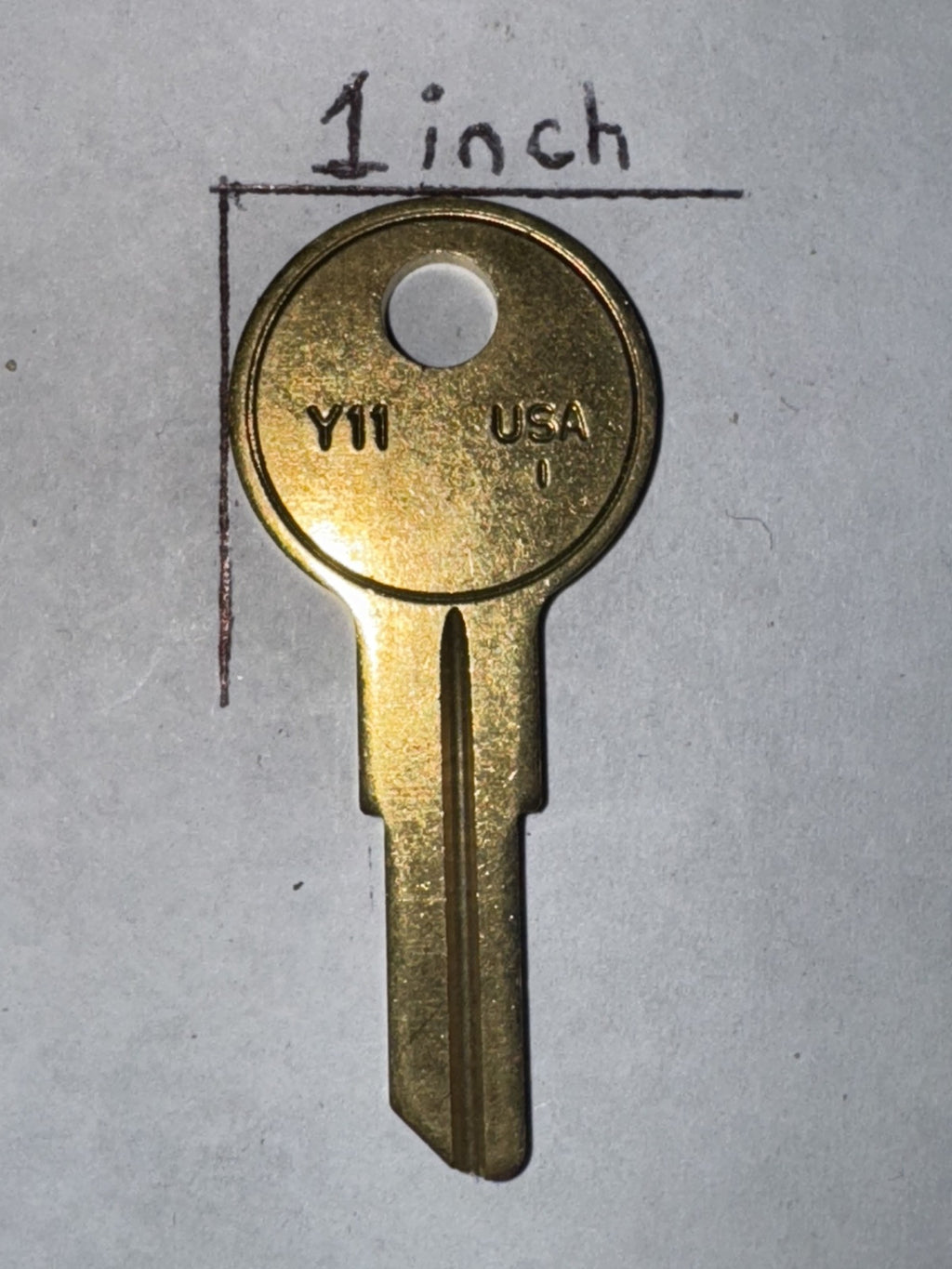 ILCO - Yale - Y11 - 01122 - Brass - Key Blank — photo 5